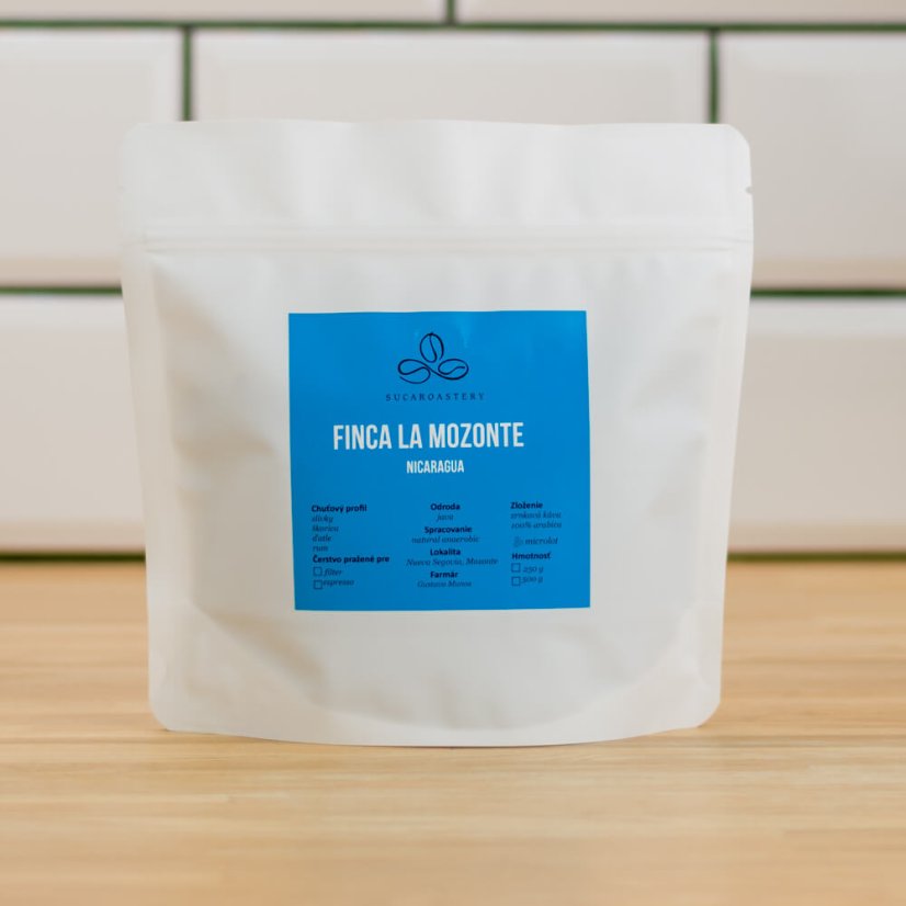 Nicaragua Finca La Mozonte - Praženie a balenie: espresso 500g