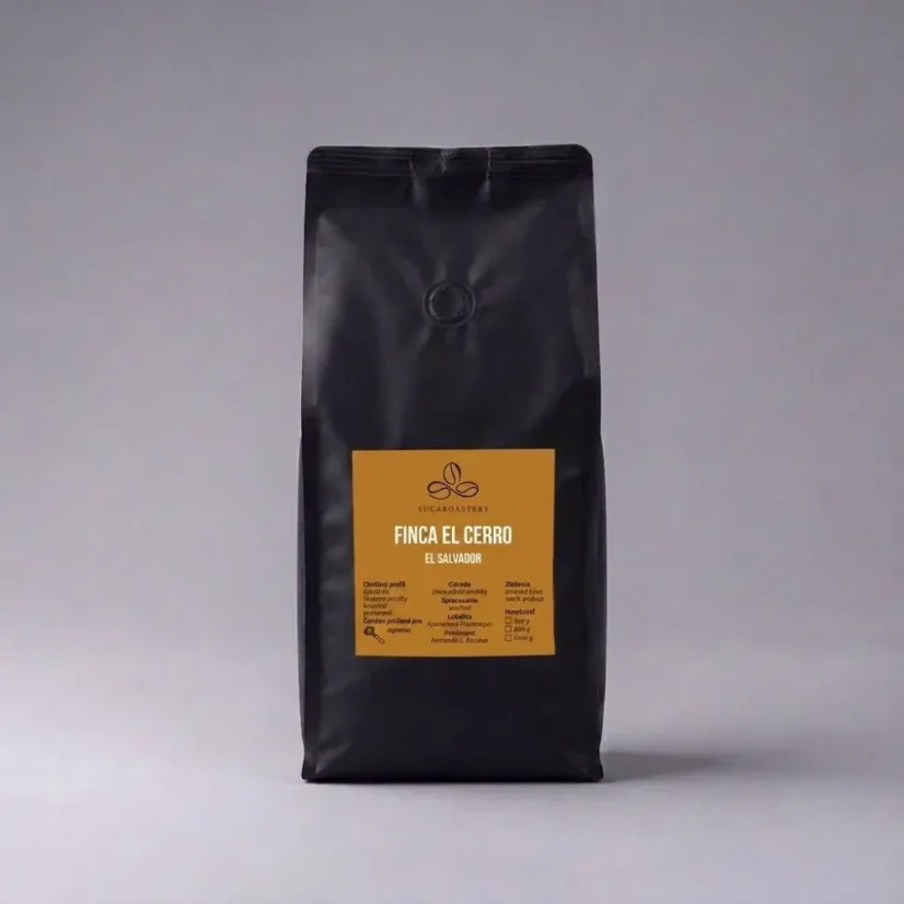 El Salvador Finca El Cerro 1000g - Praženie a balenie: espresso 1kg