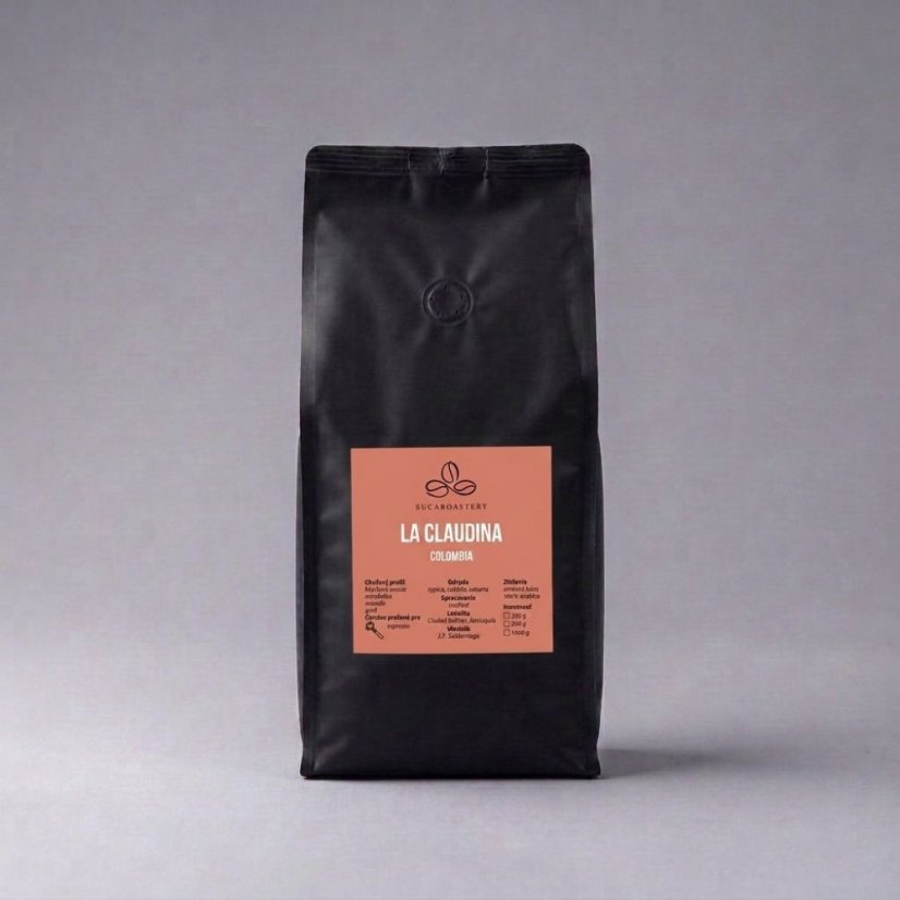 Colombia Hacienda La Claudina 1000g - Praženie a balenie: espresso 1kg