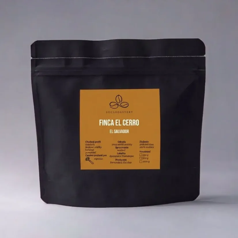 El Salvador Finca El Cerro - Praženie a balenie: espresso 1kg