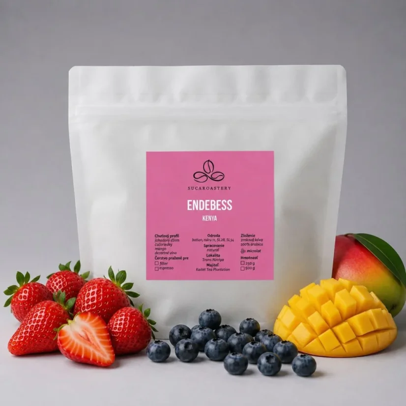 Kenya Endebess natural - Praženie a balenie: filter 500g